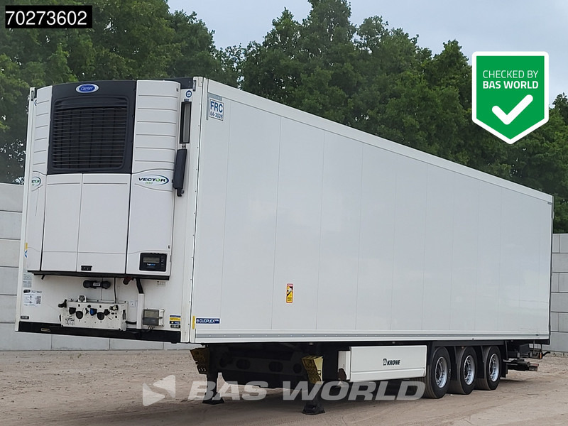 Krone Carrier Vector 1550 Tailgate TUV 11/25 Liftachse Bloemenbreed - Semirremolque frigorífico: foto 1 Krone Carrier Vector 1550 Tailgate TUV 11/25 Liftachse Bloemenbreed - Semirremolque frigorífico: foto 1