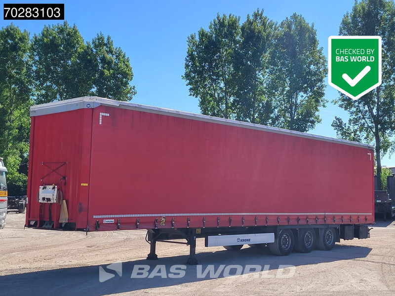 Krone SD 3 axles Liftachse Mega Hubdach - Semirremolque lona: foto 1 Krone SD 3 axles Liftachse Mega Hubdach - Semirremolque lona: foto 1