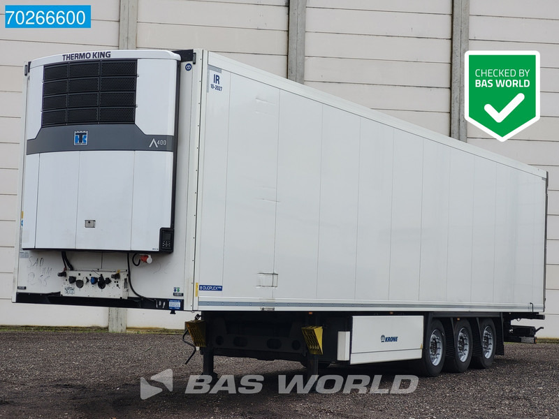 Krone Thermo King A400 Doppelstock Blumenbreit Liftachse Palettenkasten - Semirremolque frigorífico: foto 1 Krone Thermo King A400 Doppelstock Blumenbreit Liftachse Palettenkasten - Semirremolque frigorífico: foto 1
