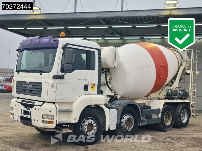 MAN TGA 32.360 8X4 Stetter 9m3 Steelsuspension Euro 4 - Camión hormigonera: foto 1 MAN TGA 32.360 8X4 Stetter 9m3 Steelsuspension Euro 4 - Camión hormigonera: foto 1