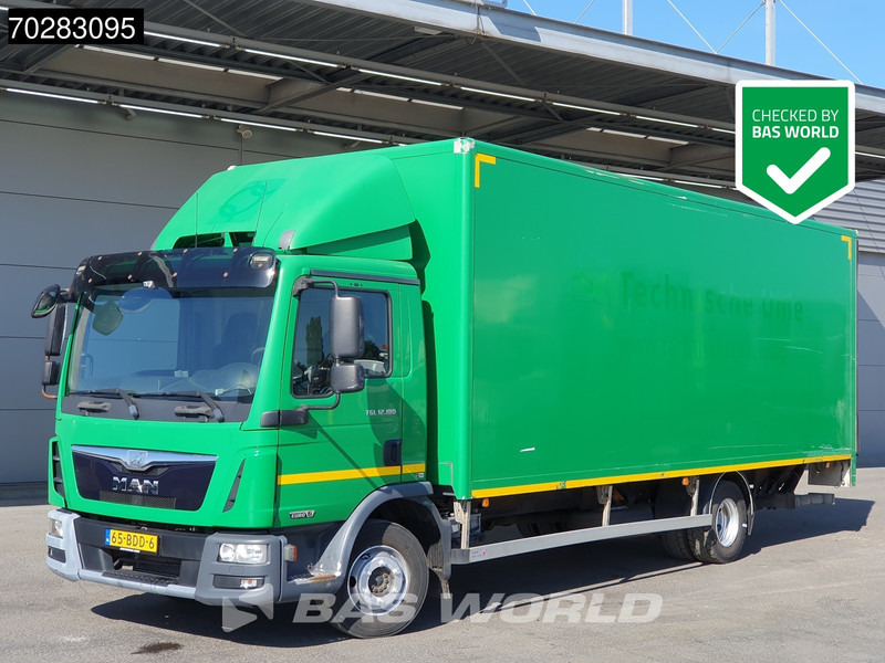 MAN TGL 12.180 4X2 12tons NL-Truck Automatic 1500kg Ladebordwand Euro 6 - Camión caja cerrada: foto 1 MAN TGL 12.180 4X2 12tons NL-Truck Automatic 1500kg Ladebordwand Euro 6 - Camión caja cerrada: foto 1