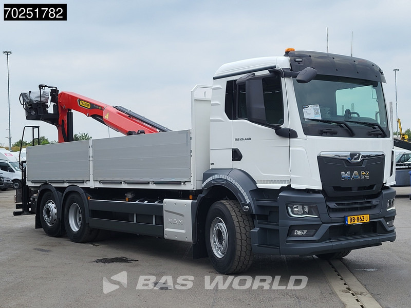 MAN TGS 26.440 6X2 NEW NL-Truck Palfinger PK 20.501 L TEC3 Kran Crane Baustoff Euro 6 - Camión caja abierta, Camión grúa: foto 3 MAN TGS 26.440 6X2 NEW NL-Truck Palfinger PK 20.501 L TEC3 Kran Crane Baustoff Euro 6 - Camión caja abierta, Camión grúa: foto 3