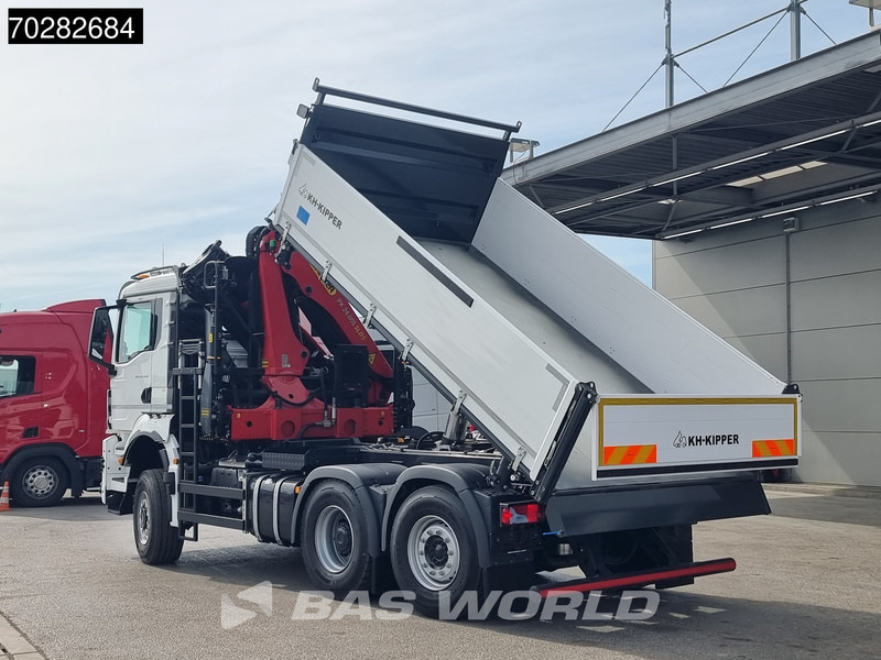 MAN TGS 28.520 6X4 Palfinger PK24001 SLD 5 Kran 2-way tipper Retarder Big-Axle Liftachse Euro 6 - Camión volquete, Camión grúa: foto 2 MAN TGS 28.520 6X4 Palfinger PK24001 SLD 5 Kran 2-way tipper Retarder Big-Axle Liftachse Euro 6 - Camión volquete, Camión grúa: foto 2