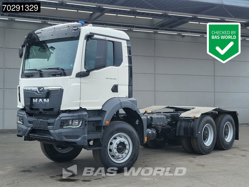 MAN TGS 40.400 6X4 NEW 6x4 chassis PTO Preparation Steelsuspension Big-Axle Automatic Euro 2 - Camión chasis: foto 1 MAN TGS 40.400 6X4 NEW 6x4 chassis PTO Preparation Steelsuspension Big-Axle Automatic Euro 2 - Camión chasis: foto 1