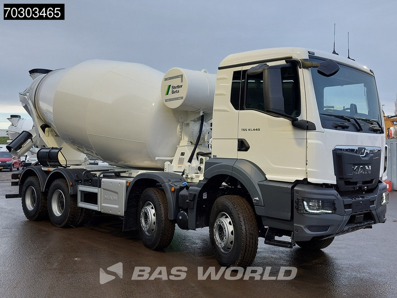 MAN TGS 41.440 8X4 NEW! 12m3 Stetter Mixer Big-Axle Steelsuspension Automatic Euro 6 - Camión hormigonera: foto 3 MAN TGS 41.440 8X4 NEW! 12m3 Stetter Mixer Big-Axle Steelsuspension Automatic Euro 6 - Camión hormigonera: foto 3
