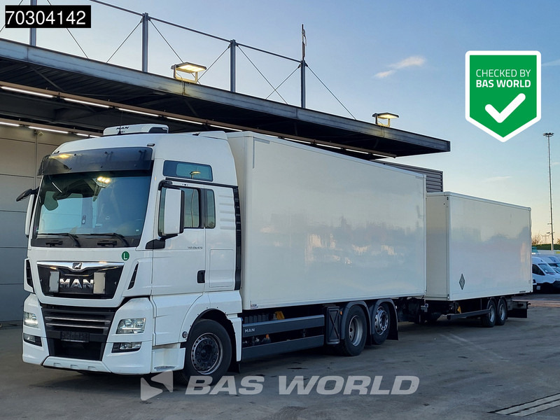 MAN TGX 26.470 6X2 Combi 2000kg Ladebordwand Lift-Axle Automatic Euro 6 - Camión caja cerrada: foto 1 MAN TGX 26.470 6X2 Combi 2000kg Ladebordwand Lift-Axle Automatic Euro 6 - Camión caja cerrada: foto 1