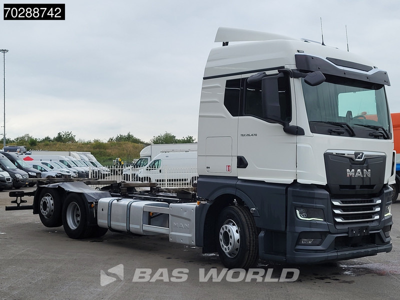MAN TGX 26.470 6X2 Retarder BDF Standairco Lift-Axle Automatic LED Euro 6 - Camión portacontenedore/ Intercambiable: foto 3 MAN TGX 26.470 6X2 Retarder BDF Standairco Lift-Axle Automatic LED Euro 6 - Camión portacontenedore/ Intercambiable: foto 3