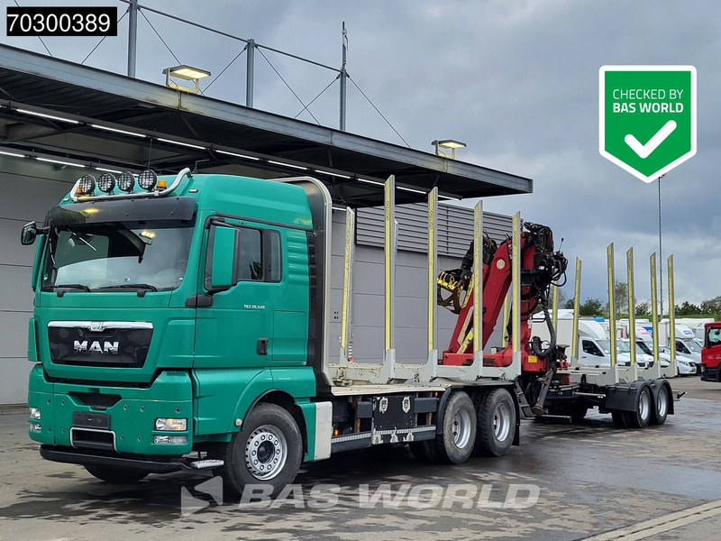 MAN TGX 26.540 6X4 Combi TAJFUN L150Z.96 woodcrane Holztransport Manual Retarder Euro 5 - Camión forestal, Camión grúa: foto 1 MAN TGX 26.540 6X4 Combi TAJFUN L150Z.96 woodcrane Holztransport Manual Retarder Euro 5 - Camión forestal, Camión grúa: foto 1