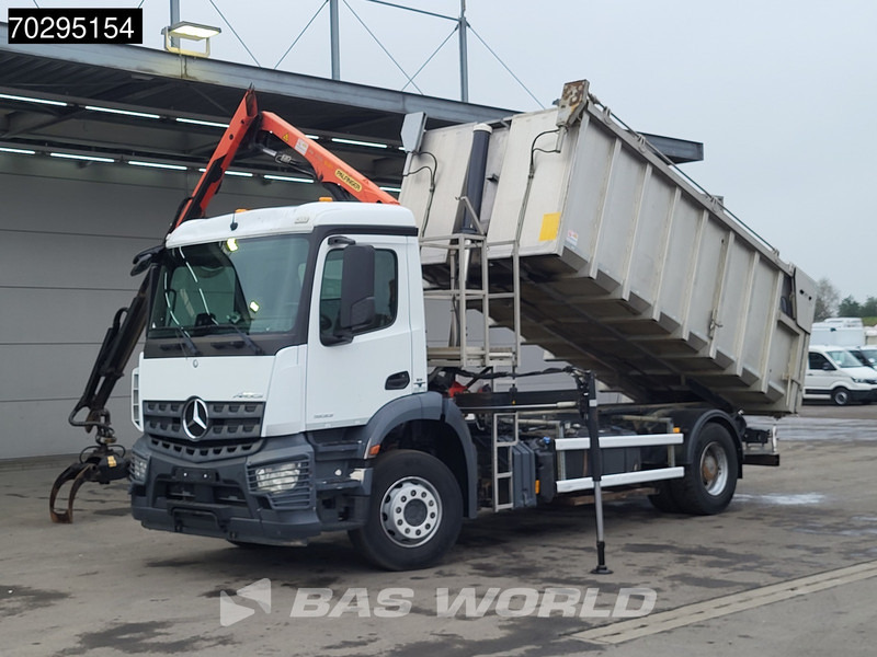 Mercedes-Benz Actros 1833 4X2 Palfinger PK7.501 SLD Kran Crane 17m3 tipper Big-Axle Euro 6 - Camión volquete, Camión grúa: foto 5 Mercedes-Benz Actros 1833 4X2 Palfinger PK7.501 SLD Kran Crane 17m3 tipper Big-Axle Euro 6 - Camión volquete, Camión grúa: foto 5