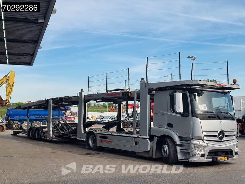 Mercedes-Benz Actros 1843 4X2 NL-Truck Combi Car Transporter Kässbohrer 8 Cars Hydraulic Winch - Camión portavehículos: foto 5 Mercedes-Benz Actros 1843 4X2 NL-Truck Combi Car Transporter Kässbohrer 8 Cars Hydraulic Winch - Camión portavehículos: foto 5