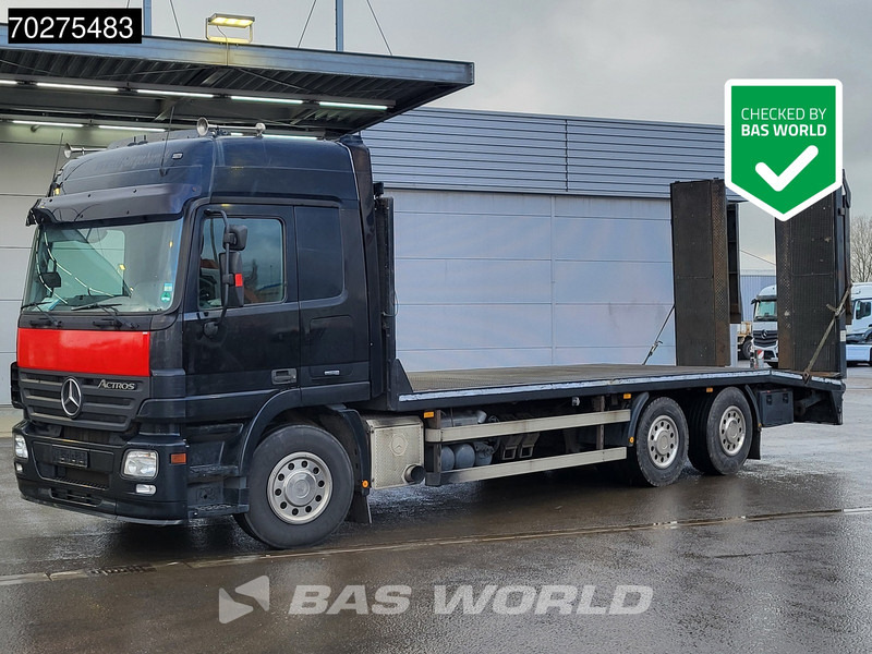 Camión portavehículos Mercedes-Benz Actros 2541 6X2 Machine Transporter Winch Lift+Steering Axle Retarder Euro 5: foto 1