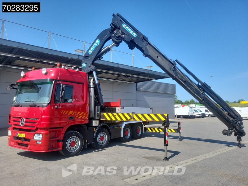 Mercedes-Benz Actros 2648 850 8X4 Effer 350/9S Kran Fifth wheel Big-Axle Automatic Euro 5 - Camión caja abierta, Camión grúa: foto 3 Mercedes-Benz Actros 2648 850 8X4 Effer 350/9S Kran Fifth wheel Big-Axle Automatic Euro 5 - Camión caja abierta, Camión grúa: foto 3