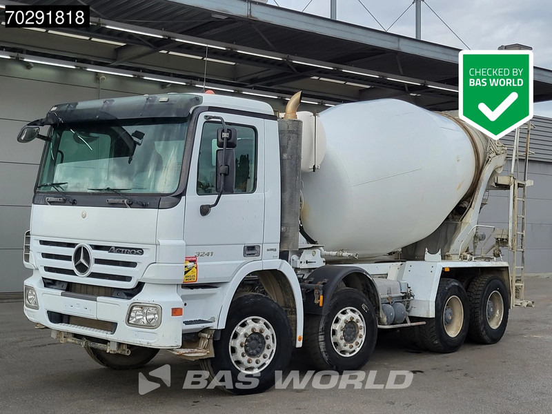 Mercedes-Benz Actros 3241 8X4 9m3 Stetter Steelsuspension 3-Pedals Retarder Euro 4 - Camión hormigonera: foto 1 Mercedes-Benz Actros 3241 8X4 9m3 Stetter Steelsuspension 3-Pedals Retarder Euro 4 - Camión hormigonera: foto 1
