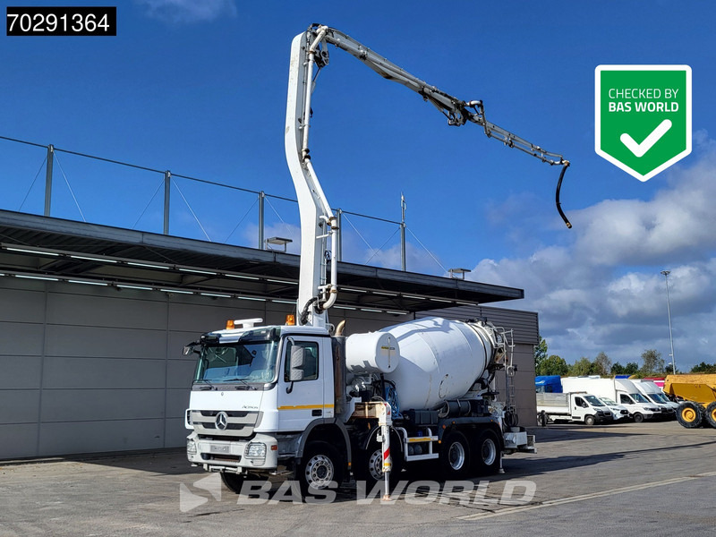 Mercedes-Benz Actros 3241 8X4 Cifa MK24.4Z Pompe+Mixer Retarder 3-Pedals Steelsuspension Big-Axle Euro 5 - Bomba de hormigón: foto 1 Mercedes-Benz Actros 3241 8X4 Cifa MK24.4Z Pompe+Mixer Retarder 3-Pedals Steelsuspension Big-Axle Euro 5 - Bomba de hormigón: foto 1
