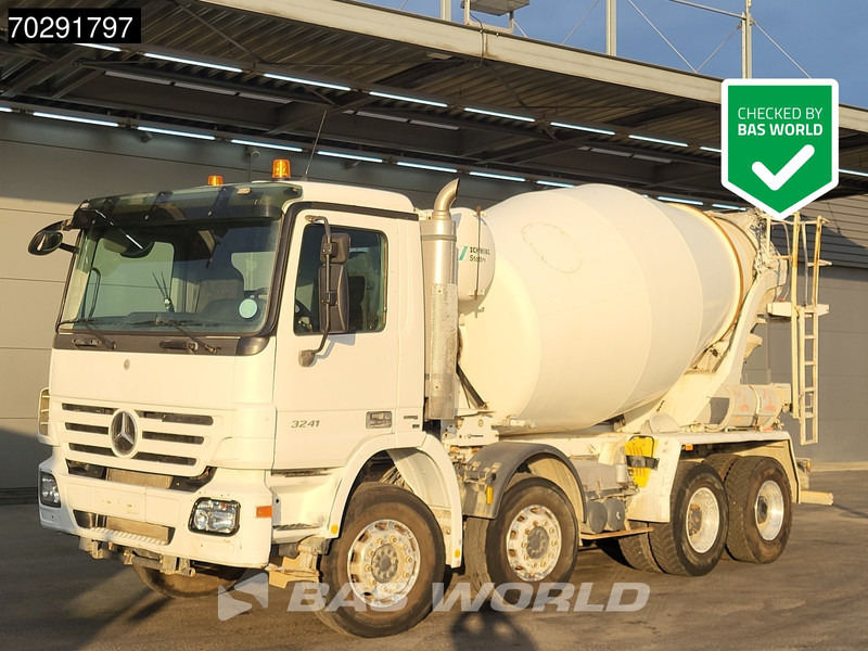 Mercedes-Benz Actros 3241 8X4 Retarder 9m3 Stetter Steelsuspension 3-Pedals Euro 4 - Camión hormigonera: foto 1 Mercedes-Benz Actros 3241 8X4 Retarder 9m3 Stetter Steelsuspension 3-Pedals Euro 4 - Camión hormigonera: foto 1