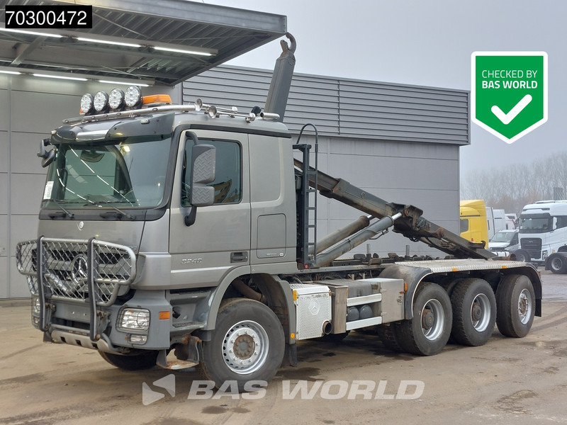 Mercedes-Benz Actros 3248 Actros 8X4 HIAB XR24SL59 Multilift Lift+steering Axle Big-Axle AUtomatic Euro 5 - Camión multibasculante: foto 1 Mercedes-Benz Actros 3248 Actros 8X4 HIAB XR24SL59 Multilift Lift+steering Axle Big-Axle AUtomatic Euro 5 - Camión multibasculante: foto 1