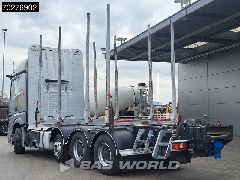 Mercedes-Benz Actros 3563 8X4 Timber truck wood transport Big-Axle Lift+Lenkachse Euro 6 - Camión forestal: foto 2 Mercedes-Benz Actros 3563 8X4 Timber truck wood transport Big-Axle Lift+Lenkachse Euro 6 - Camión forestal: foto 2