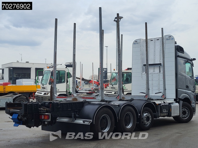 Mercedes-Benz Actros 3563 8X4 Timber truck wood transport Big-Axle Lift+Lenkachse Euro 6 - Camión forestal: foto 5 Mercedes-Benz Actros 3563 8X4 Timber truck wood transport Big-Axle Lift+Lenkachse Euro 6 - Camión forestal: foto 5