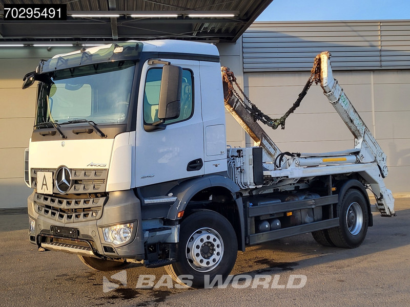 Mercedes-Benz Arocs 1840 4X2 Meiller Big-Axle Steelsuspension Euro 6 - Camión portacontenedor de cadenas: foto 3 Mercedes-Benz Arocs 1840 4X2 Meiller Big-Axle Steelsuspension Euro 6 - Camión portacontenedor de cadenas: foto 3