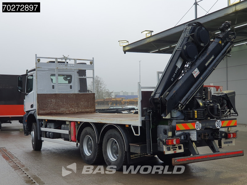Camión caja abierta, Camión grúa Mercedes-Benz Arocs 2636 6X4 Hiab 144 E-3 Hipro Kran Crane Remote Full Steel Euro 6: foto 13