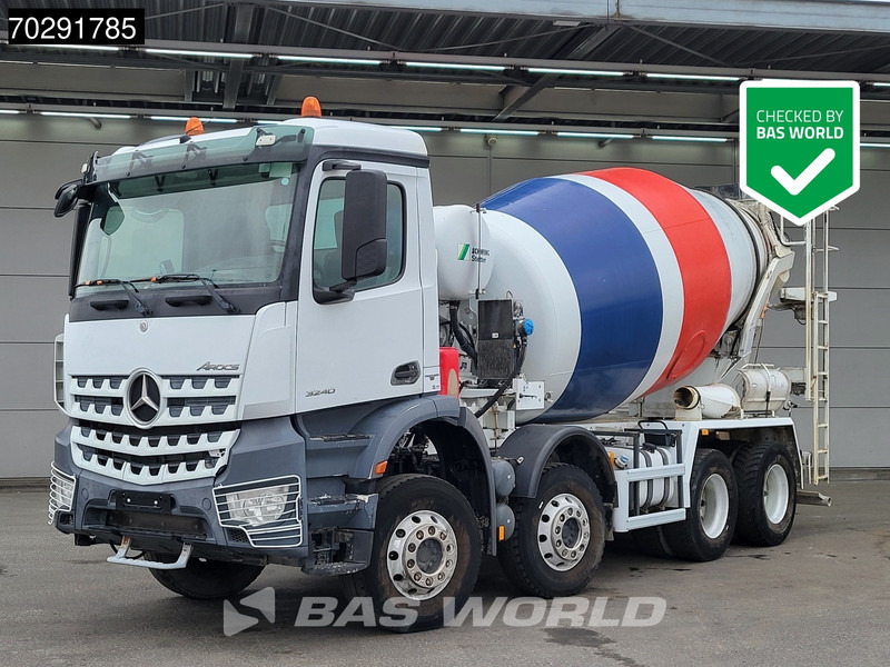 Mercedes-Benz Arocs 3240 8X4 9m3 Stetter Full Steel Retarder Euro 6 - Camión hormigonera: foto 1 Mercedes-Benz Arocs 3240 8X4 9m3 Stetter Full Steel Retarder Euro 6 - Camión hormigonera: foto 1