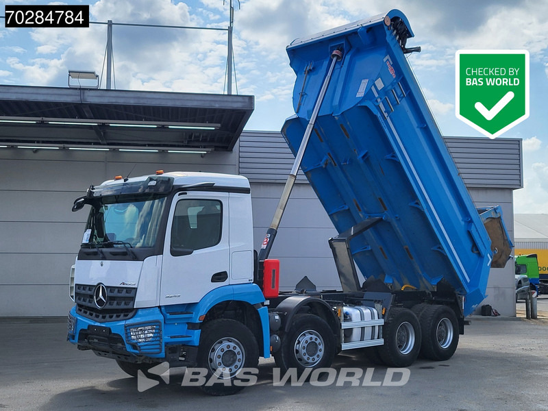 Mercedes-Benz Arocs 3243 8X4 16m3 tipper Big-Axle Steelsuspension Automatic Navi Euro 6 - Camión volquete: foto 1 Mercedes-Benz Arocs 3243 8X4 16m3 tipper Big-Axle Steelsuspension Automatic Navi Euro 6 - Camión volquete: foto 1