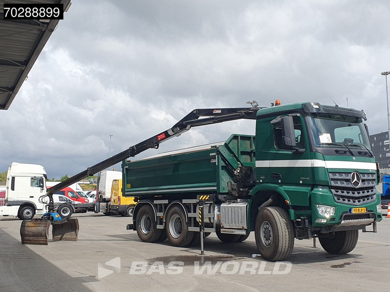 Mercedes-Benz Arocs 3342 Arocs 6X6 NL-Truck HMF 1643 Z-Crane Kran Steering Axle Big-Axle Euro 6 - Camión volquete, Camión grúa: foto 5 Mercedes-Benz Arocs 3342 Arocs 6X6 NL-Truck HMF 1643 Z-Crane Kran Steering Axle Big-Axle Euro 6 - Camión volquete, Camión grúa: foto 5