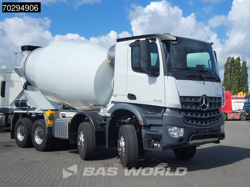 Mercedes-Benz Arocs 3743 8X4 New! 10m3 FML BSH 103 Mixer Steelsuspension Big-Axle Automatic Euro 6 - Camión hormigonera: foto 3 Mercedes-Benz Arocs 3743 8X4 New! 10m3 FML BSH 103 Mixer Steelsuspension Big-Axle Automatic Euro 6 - Camión hormigonera: foto 3