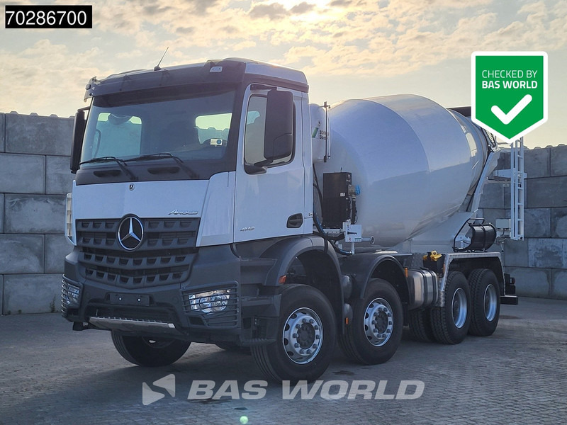 Mercedes-Benz Arocs 4142 8X4 NEW! 10m3 SchwingStetter Mixer Manual Steel suspension BigAxle Euro3 - Camión hormigonera: foto 1 Mercedes-Benz Arocs 4142 8X4 NEW! 10m3 SchwingStetter Mixer Manual Steel suspension BigAxle Euro3 - Camión hormigonera: foto 1