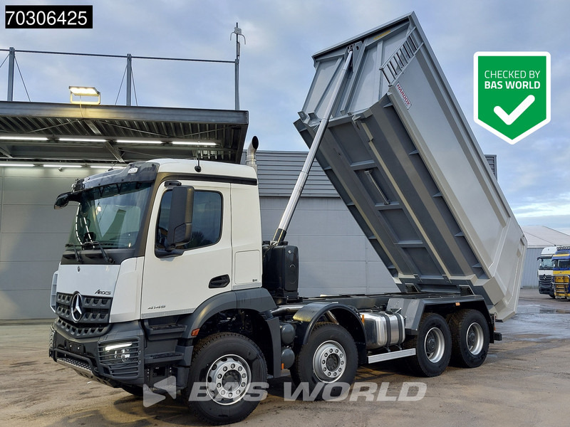 Mercedes-Benz Arocs 4145 8X4 NEW! 19m3 Remmel tipper Big-Axle Steelsuspension Automatic Euro 3 - Camión volquete: foto 1 Mercedes-Benz Arocs 4145 8X4 NEW! 19m3 Remmel tipper Big-Axle Steelsuspension Automatic Euro 3 - Camión volquete: foto 1