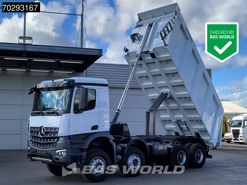 Mercedes-Benz Arocs 4145 8X4 New! 22m3 Meiller Kipper Big-Axle Steelsuspension Manual Euro 3 - Camión volquete: foto 1 Mercedes-Benz Arocs 4145 8X4 New! 22m3 Meiller Kipper Big-Axle Steelsuspension Manual Euro 3 - Camión volquete: foto 1