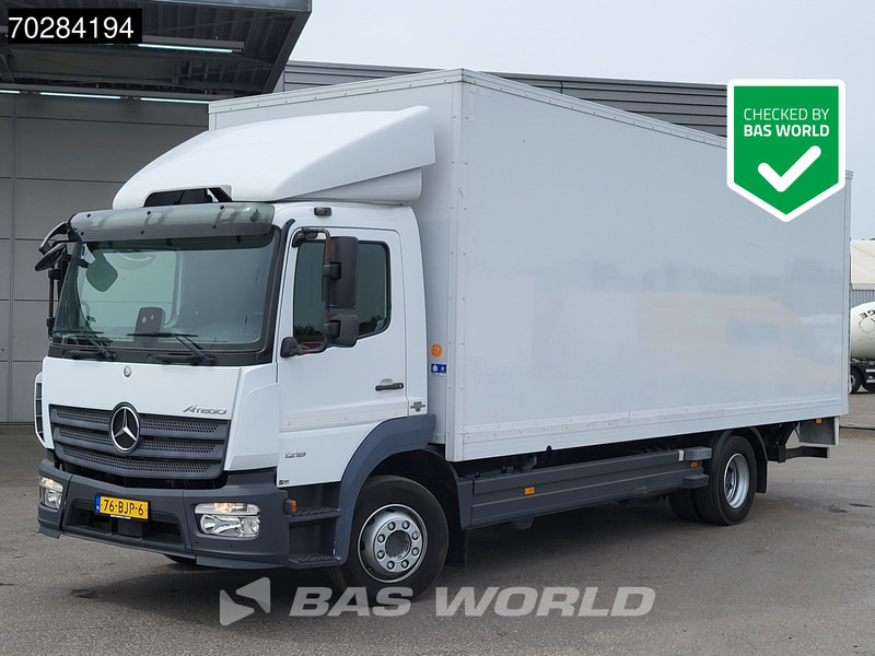 Camión caja cerrada Mercedes-Benz Atego 1218 4X2 12tons NL-Truck Ladebordwand Automatic Euro 6: foto 1