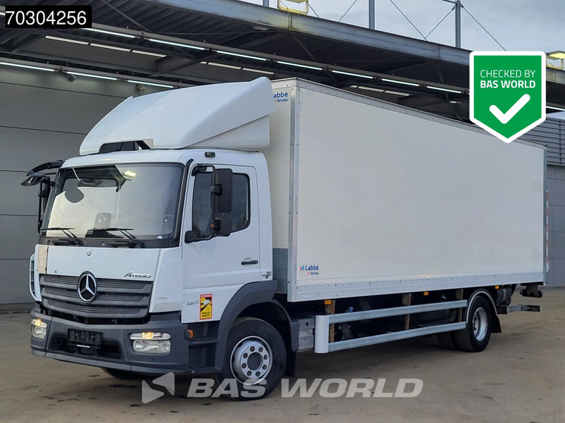 Mercedes-Benz Atego 1318 4X2 13.5tonner ADR Automatic 1500kg Ladebordwand Euro 6 - Camión caja cerrada: foto 1 Mercedes-Benz Atego 1318 4X2 13.5tonner ADR Automatic 1500kg Ladebordwand Euro 6 - Camión caja cerrada: foto 1