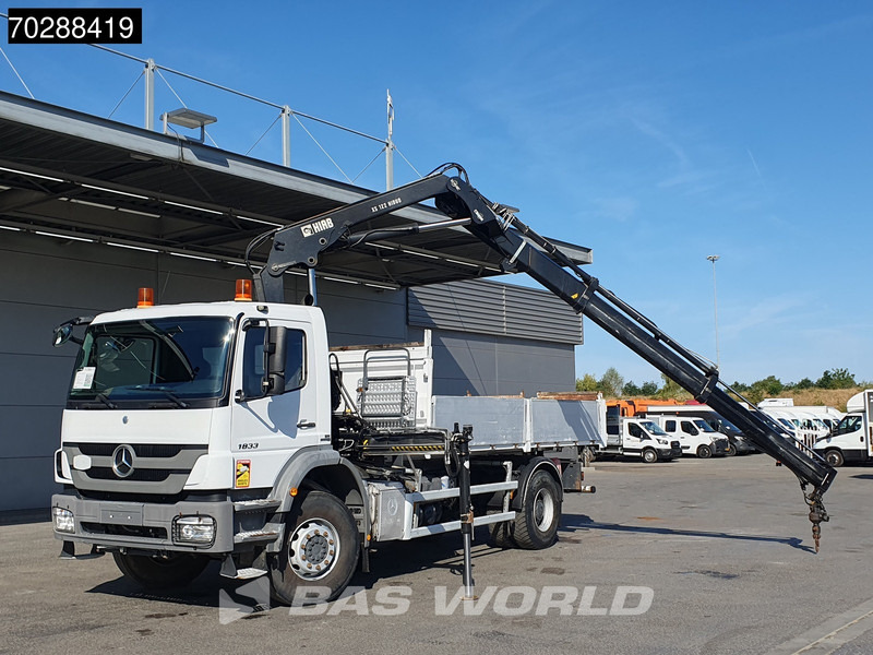 Mercedes-Benz Axor 1833 Axor 4X2 HIAB XS B-122 HIDUO Crane Kran Manual Steelsuspension Big-Axle Euro 5 - Camión volquete, Camión grúa: foto 5 Mercedes-Benz Axor 1833 Axor 4X2 HIAB XS B-122 HIDUO Crane Kran Manual Steelsuspension Big-Axle Euro 5 - Camión volquete, Camión grúa: foto 5