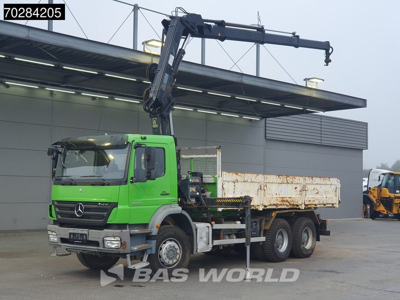 Mercedes-Benz Axor 2633 6X4 HIAB 144 ES-3 Kran Crane Manual Big-Axle Steelsuspension Euro 4 - Camión volquete, Camión grúa: foto 3 Mercedes-Benz Axor 2633 6X4 HIAB 144 ES-3 Kran Crane Manual Big-Axle Steelsuspension Euro 4 - Camión volquete, Camión grúa: foto 3