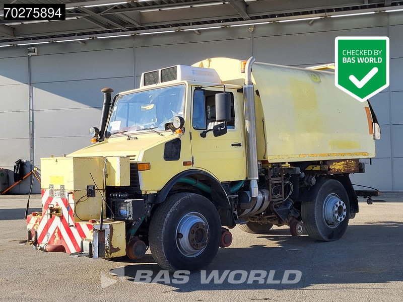 Mercedes-Benz Unimog 1650 4X4 Assaloni Vaccuum truck 4x4 Railway Manual Euro 2 - Limpieza de alcantarillado: foto 1 Mercedes-Benz Unimog 1650 4X4 Assaloni Vaccuum truck 4x4 Railway Manual Euro 2 - Limpieza de alcantarillado: foto 1