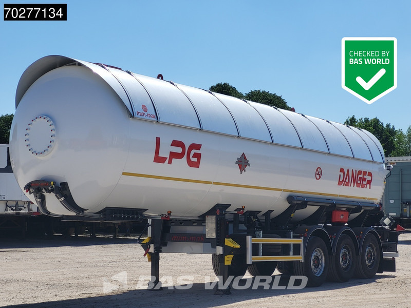 Mim-Mak LPG TRANSPORT TANK 3 axles NEW 48m3 Liftachse Gas ADR - Semirremolque cisterna: foto 1 Mim-Mak LPG TRANSPORT TANK 3 axles NEW 48m3 Liftachse Gas ADR - Semirremolque cisterna: foto 1