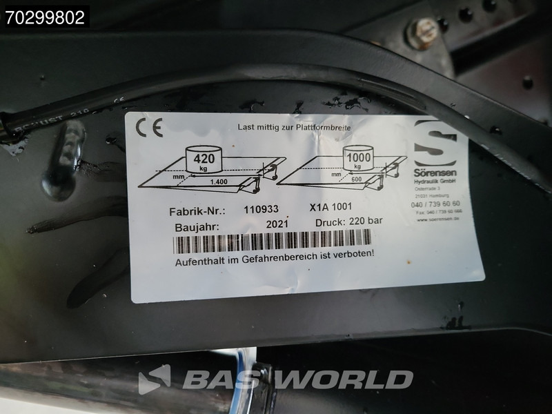 Camión caja cerrada Mitsubishi 7C18 4X2 8tonner Automatic 1000kg Ladebordwand Airco Euro 6: foto 14 Camión caja cerrada Mitsubishi 7C18 4X2 8tonner Automatic 1000kg Ladebordwand Airco Euro 6: foto 14