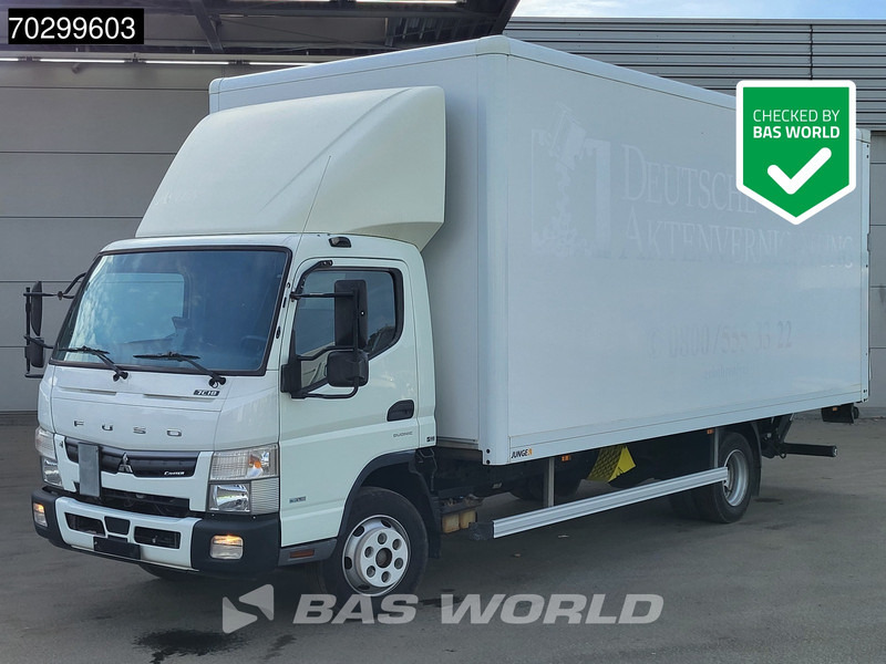 Mitsubishi Canter 7C18 4X2 7.5tonner Automatic 1000kg Ladebordwand Euro 6 - Camión caja cerrada: foto 1 Mitsubishi Canter 7C18 4X2 7.5tonner Automatic 1000kg Ladebordwand Euro 6 - Camión caja cerrada: foto 1