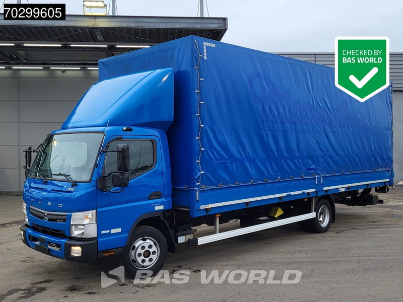 Mitsubishi Canter 7C18 4X2 Curtainsider Automatic 1000kg Ladebordwand Euro 6 - Camión lona: foto 1 Mitsubishi Canter 7C18 4X2 Curtainsider Automatic 1000kg Ladebordwand Euro 6 - Camión lona: foto 1