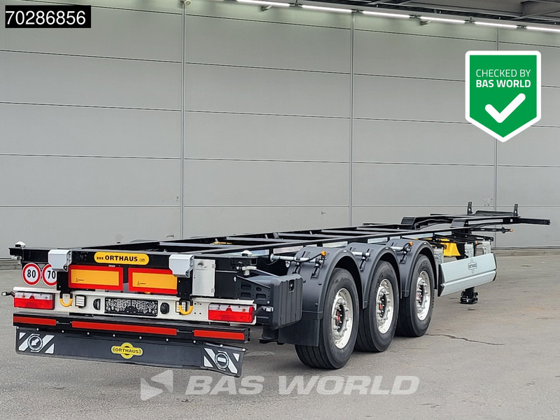 Orthaus CGS 3 axles NEW Liftachse 40ft 45ft SAF - Semirremolque portacontenedore/ Intercambiable: foto 1 Orthaus CGS 3 axles NEW Liftachse 40ft 45ft SAF - Semirremolque portacontenedore/ Intercambiable: foto 1