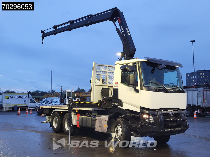 Renault C 430 6X4 HIAB 188 ES-3 X-HIDUO Crane Retarder Steelsuspension Big-Axle Euro 6 - Camión caja abierta, Camión grúa: foto 3 Renault C 430 6X4 HIAB 188 ES-3 X-HIDUO Crane Retarder Steelsuspension Big-Axle Euro 6 - Camión caja abierta, Camión grúa: foto 3