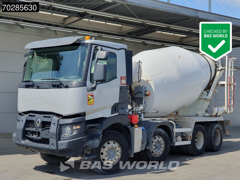 Renault C 430 8X4 9m3 Euromixbeton Mixer Steelsuspension Automatic Euro 6 - Camión hormigonera: foto 1 Renault C 430 8X4 9m3 Euromixbeton Mixer Steelsuspension Automatic Euro 6 - Camión hormigonera: foto 1