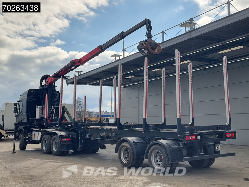 Renault K 520 6X6 Holz Kran Palfinger Q180Z96 6x6 Big-Axle Steelsuspension - Camión forestal, Camión grúa: foto 5 Renault K 520 6X6 Holz Kran Palfinger Q180Z96 6x6 Big-Axle Steelsuspension - Camión forestal, Camión grúa: foto 5