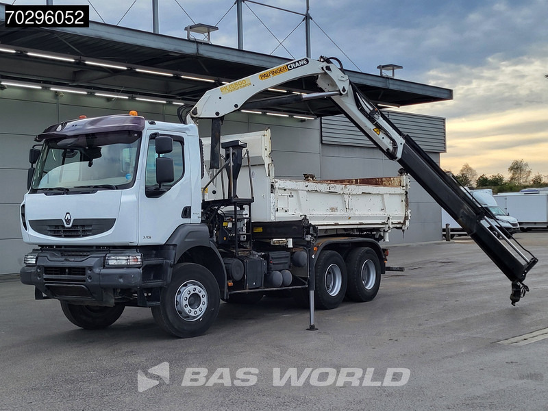 Renault Kerax 370 6X4 Palfinger PK15500 Crane Kran 2-side Tipper Retarder Manual Euro 4 - Camión volquete, Camión grúa: foto 3 Renault Kerax 370 6X4 Palfinger PK15500 Crane Kran 2-side Tipper Retarder Manual Euro 4 - Camión volquete, Camión grúa: foto 3