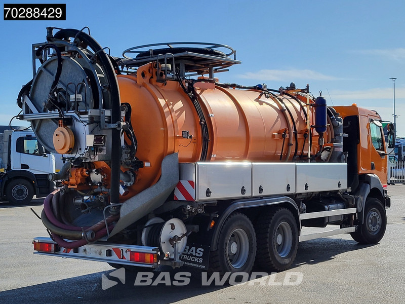 Limpieza de alcantarillado Renault Kerax 400 6X4 13m3 Wolftechnik Saugbagger Manual Big-Axle Euro 3: foto 5