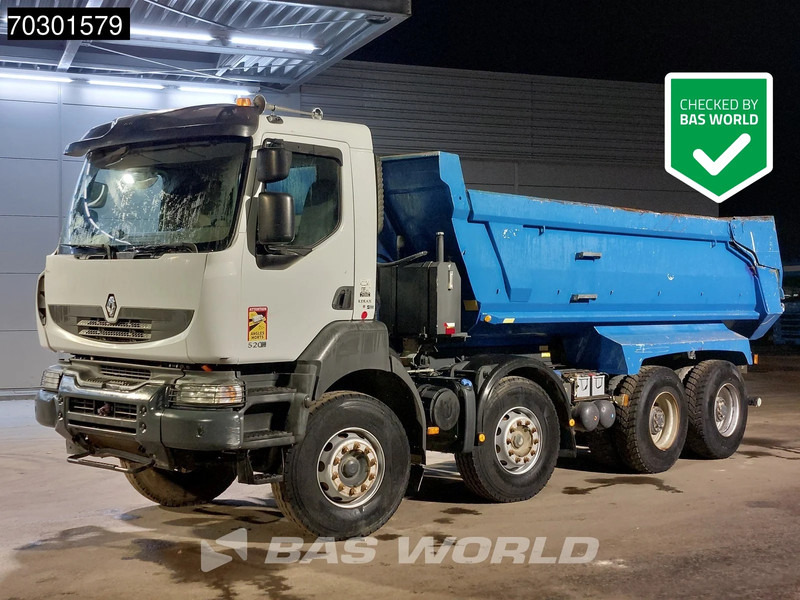 Renault Kerax 520 8X4 17m3 CIF tipper Steel Suspension Big-Axle Optibrake+ Automatic Euro 5 - Camión volquete: foto 1 Renault Kerax 520 8X4 17m3 CIF tipper Steel Suspension Big-Axle Optibrake+ Automatic Euro 5 - Camión volquete: foto 1