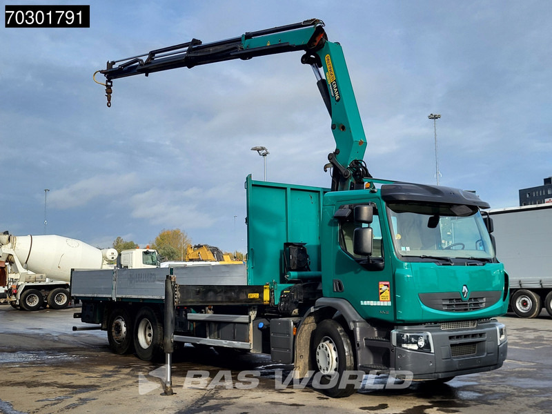 Renault Premium 380 6X2 Palfinger PK20002 Crane Kran Lift+Steering Axle Air suspension Euro 5 - Camión caja abierta, Camión grúa: foto 3 Renault Premium 380 6X2 Palfinger PK20002 Crane Kran Lift+Steering Axle Air suspension Euro 5 - Camión caja abierta, Camión grúa: foto 3