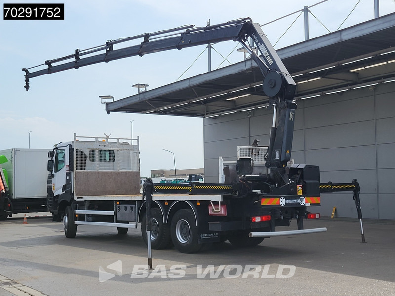 Renault Premium 380 6X4 HIAB X-HIDUO 188 E-5 Crane Steelsuspension Big-Axle Automatic Euro 6 - Camión caja abierta, Camión grúa: foto 2 Renault Premium 380 6X4 HIAB X-HIDUO 188 E-5 Crane Steelsuspension Big-Axle Automatic Euro 6 - Camión caja abierta, Camión grúa: foto 2
