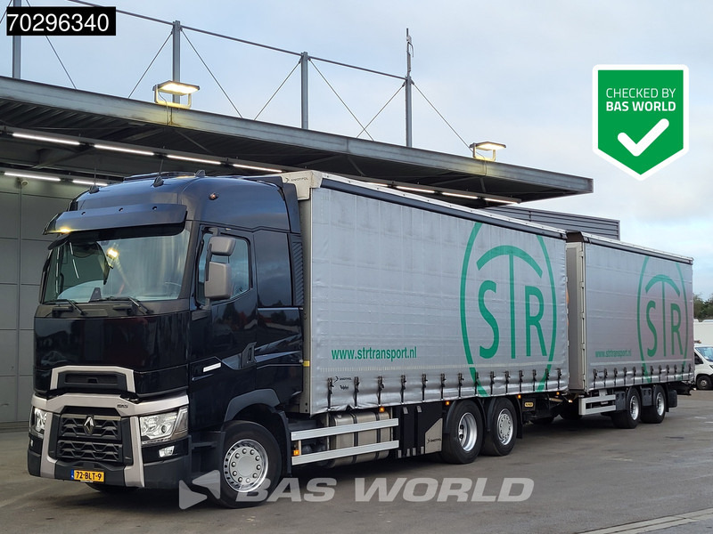 Renault T 480 6X2 NL-Truck combi Liftaxle 1500kg Ladebordwand Euro 6 - Camión lona: foto 1 Renault T 480 6X2 NL-Truck combi Liftaxle 1500kg Ladebordwand Euro 6 - Camión lona: foto 1